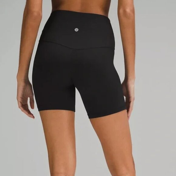 Lululemon Align Super High Rise Shorts 0 Black - Picture 2 of 6